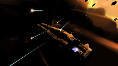 Check flyover homeworld battleship