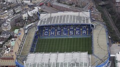 chelsea fc stadium building aerial view
