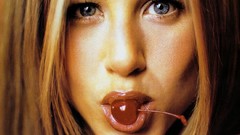 Cherries faces Actress jennifer aniston blondes blue eyes