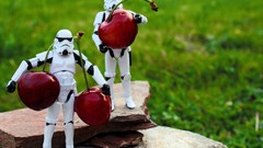 Cherries funny fruits stormtroopers toys (children)