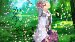 Cherry blossoms Birds Kannagi: