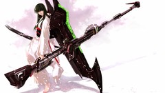 Cherry blossoms long hair