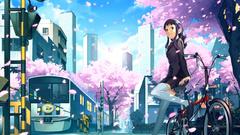 Cherry blossoms Makoto Shinkai