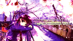 Cherry blossoms school uniforms