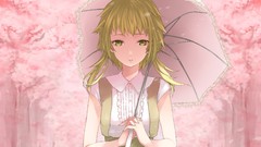 Cherry blossoms vocaloid green