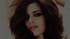 Cheryl cole smiling long hair grainy