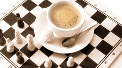 Chess coffee cups
