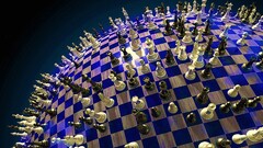 chess render digital art cgi abstract 3D Abstract board games