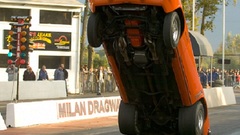 Chevrolet camaro wheelie drag racing