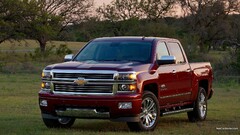 Chevrolet Car vehicle Silverado High Country red cars