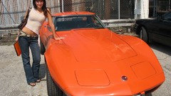 Chevrolet corvette girls with cars