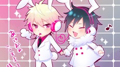 Chibi animal ears durarara orihara izaya heiwajima shizuo anime 