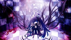 Chibi anime girls black rock shooter