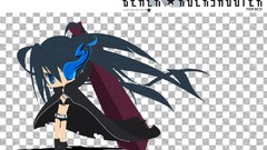 Chibi anime girls black rock shooter