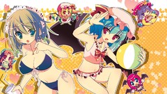 Chibi anime girls remilia scarlet touhou flandre scarlet 