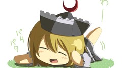 Chibi anime girls touhou Simple Background Lunasa Prismriver