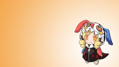 Chibi blondes anime girls mahou shoujo madoka magica yellow 