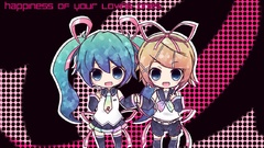 Chibi hatsune miku vocaloid kagamine rin detached sleeves