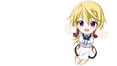 Chibi infinite stratos Simple Background Dunois Charlotte