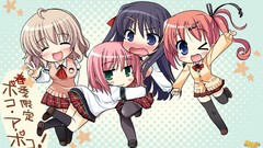 Chibi pantyhose seifuku thigh highs Poco