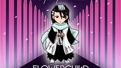 Chibi Swords bleach flower petals Kuchiki byakuya