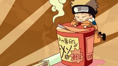 Chibi uzumaki naruto naruto shippuden ramen