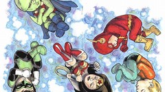 Chibi Wonder Woman comics dc comics Flash (superhero)