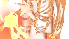 Chica taladro pelo largo