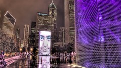 Chicago cities streets HDR Photography