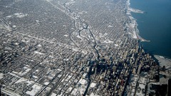 Chicago Downtown aerial view