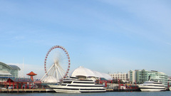 Chicago Navy pier ships
