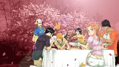 Chickens food Anime Tables eating bleach kurosaki ichigo inoue 