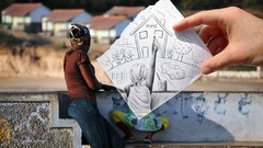 Children Africa Ben Heine Pencil Vs Camera