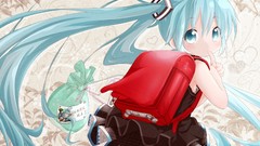 Children Anime Bags anime girls hatsune miku vocaloid twintails 