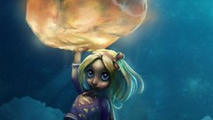 Children artwork supergirl