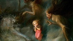 Children concept art demons fantasy art Victor Safonkin