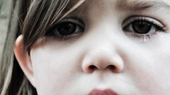 Children crying portraits