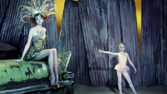 Children fashion models head dress Lily Cole ballerinas