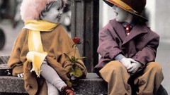 Children gentleman selective coloring