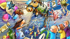 Children Horses party