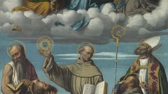 Children paintings saints reproduction artwork virgin mary 