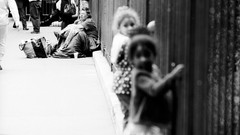Children Paris monochrome june