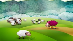 Children sheep