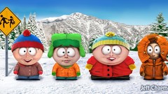 Children south park digital art stan marsh kyle broflovski eric 