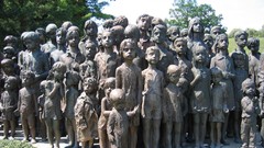 Children statues memorial