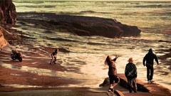 Children vintage Beaches