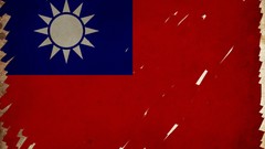 China brush Flags Asia Taiwan republic of china People's 