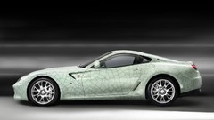 China cars Ferrari side view vehicles Ferrari 599 Ferrari 599 