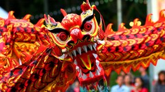 China Dragons festival