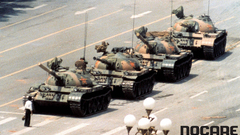 China History tanks Tiananmen